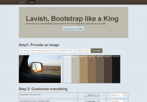 Lavish   Generate your own Bootstrap color scheme